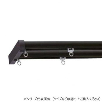 30007330 トーソー(TOSO) 機能性レール ネクスティ Mセット ブラック ダブル1.82m [ラッピング不可][代引不可][同梱不可]｜イースクエア