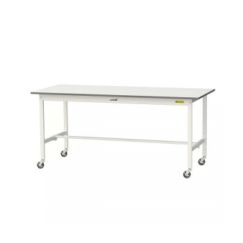 山金工業(YamaTec) SUPC-1875-WW ワークテーブル150シリーズ 移動式 (H826mm) 1800&times;750mm [ラッピング不可][代引不可][同梱不可]｜イースクエア