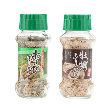 みなり わさびふりかけ 85g・牡蠣ふりかけ 95g 各15個セット [ラッピング不可][代引不可][同梱不可]｜イースクエア