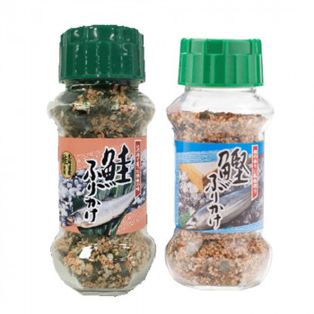 みなり 鮭ふりかけ 85g・鰹ふりかけ 80g 各15個セット [ラッピング不可][代引不可][同梱不可]｜イースクエア