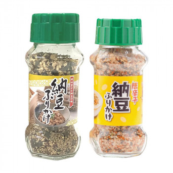みなり 納豆ふりかけ 85g・唐辛子納豆ふりかけ 90g 各15個セット [ラッピング不可][代引不可][同梱不可]｜イースクエア