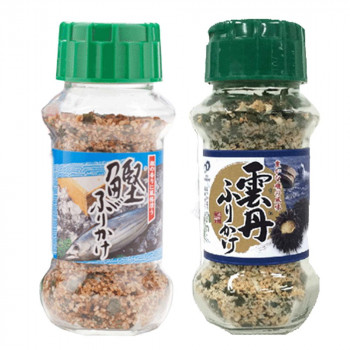 みなり 鰹ふりかけ 80g・雲丹ふりかけ 85g 各15個セット [ラッピング不可][代引不可][同梱不可]｜イースクエア