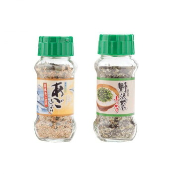 みなり 野沢菜ふりかけ 90g・あごふりかけ 80g 各15個セット [ラッピング不可][代引不可][同梱不可]｜イースクエア