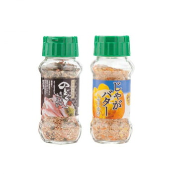 みなり じゃがバターふりかけ 65g・のどぐろ煮付風味ふりかけ 85g 各15個セット [ラッピング不可][代引不可][同梱不可]｜イースクエア