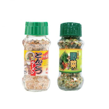 みなり とんこつラーメンふりかけ 80g・十六種の野菜ふりかけ 90g 各15個セット [ラッピング不可][代引不可][同梱不可]｜イースクエア