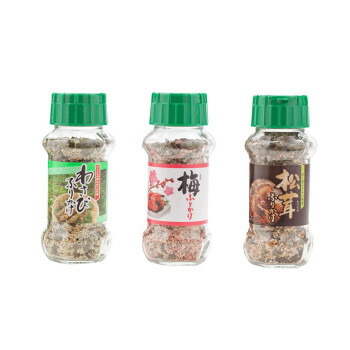 みなり わさびふりかけ 85g・梅ふりかけ 85g・松茸ふりかけ 85g 各10個セット [ラッピング不可][代引不可][同梱不可]｜イースクエア