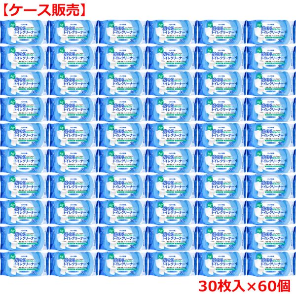流せるトイレクリーナー せっけんの香り 30枚入×60個