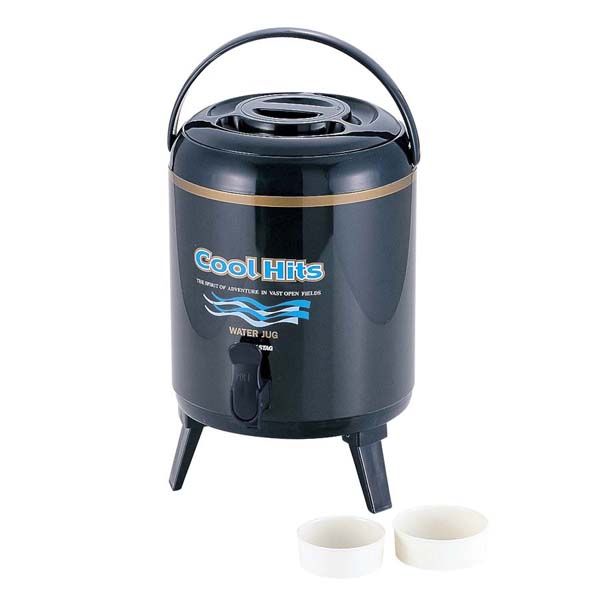 キャプテンスタッグ クールヒッツ ウォータージャグ8L ネイビー [キャンセル・変更・返品不可]