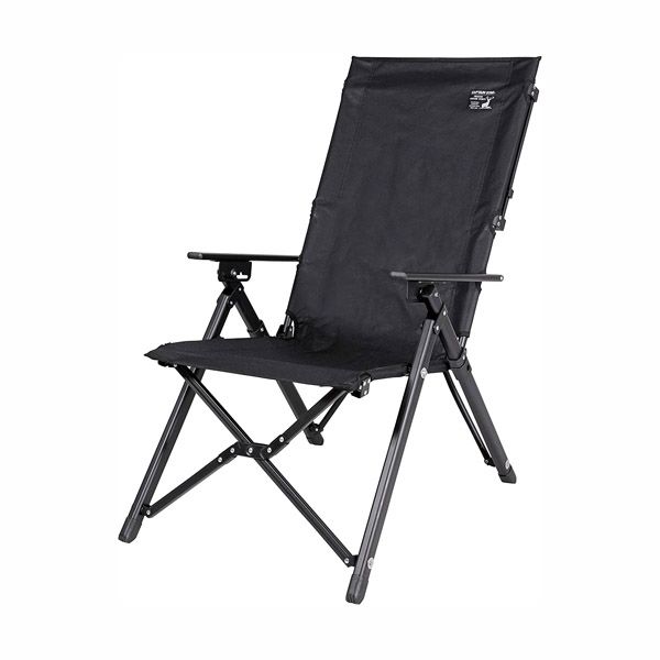 キャプテンスタッグ CSブラックラベル ウルトラハイバックチェア リクライニング付 [キャンセル・変更・返品不可]