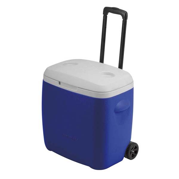 キャプテンスタッグ リガード ホイールクーラーボックス28L 青み [取りやめる・うつり変わり・返品不可]