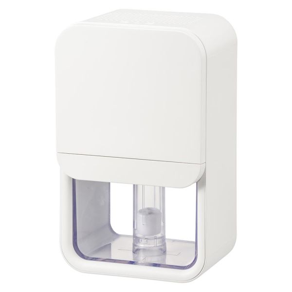 コンパクト除湿機(ペルチェ式/ライト機能/霜取り機能/容量800ml/ホワイト) (DH-100-W)