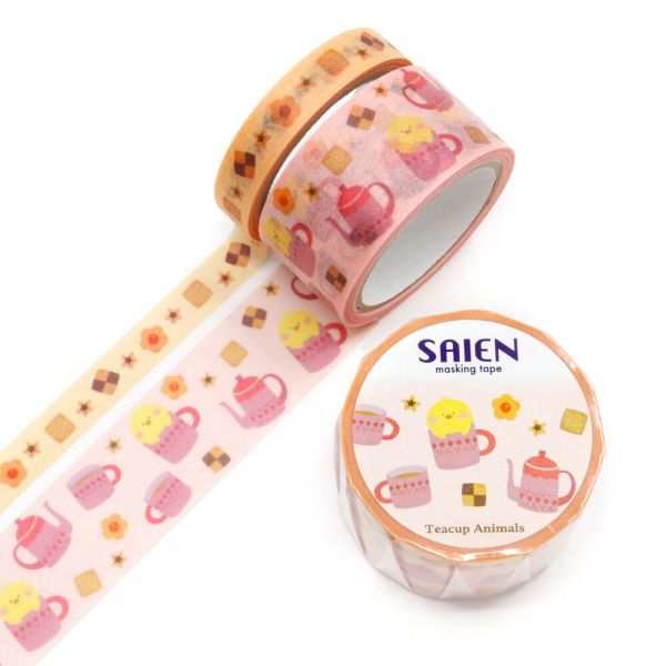 楽天市場】Animal Series アニマルシリーズ マスキングテープ 15mm