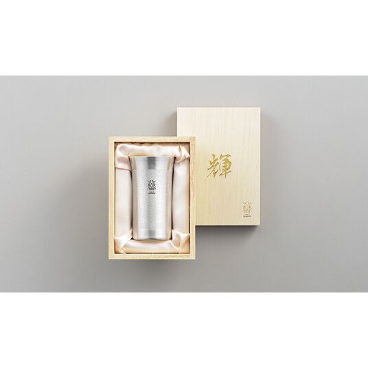 日本製 純銅ひとくちタンプラー ｢輝｣ 銀 [取りやめる・うつり変わり・返品不可]