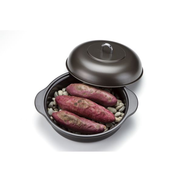 高木金属 ホーロー石焼きいも器 24cm HA-IY24S [キャンセル・変更・返品不可]