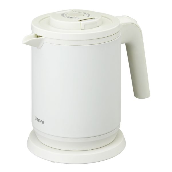 タイガー PCK-A081WM 蒸気レス電気ケトル0.8L マットホワイト [キャンセル・変更・返品不可]