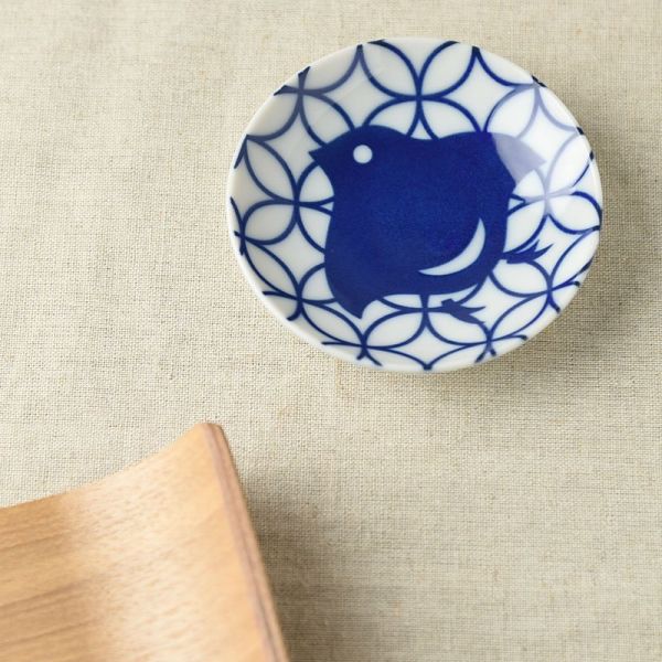 楽天市場】千鳥づくし 9.5cm豆皿 波千鳥 日本製 美濃焼 和食器 丸皿 丸