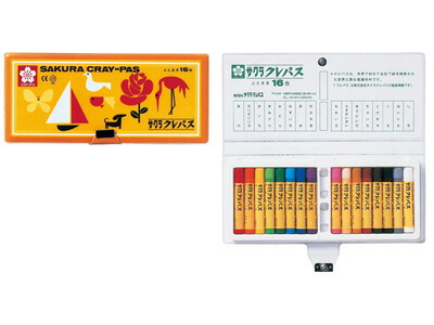 楽天市場】サクラ クレパス / ニュークレパスかくがた16色