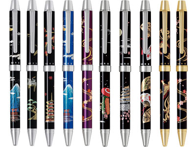 楽天市場】パイロット ツープラスワン 雅絵巻 流水桜 多機能ペン 多