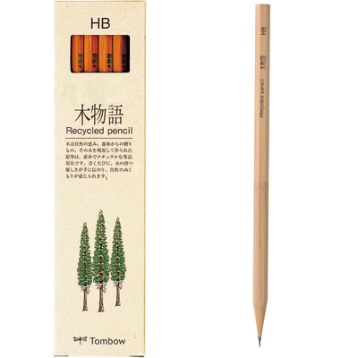 楽天市場】トンボ鉛筆 ゴム付鉛筆 木物語 1ダース HB (LG-KEAHB)（A