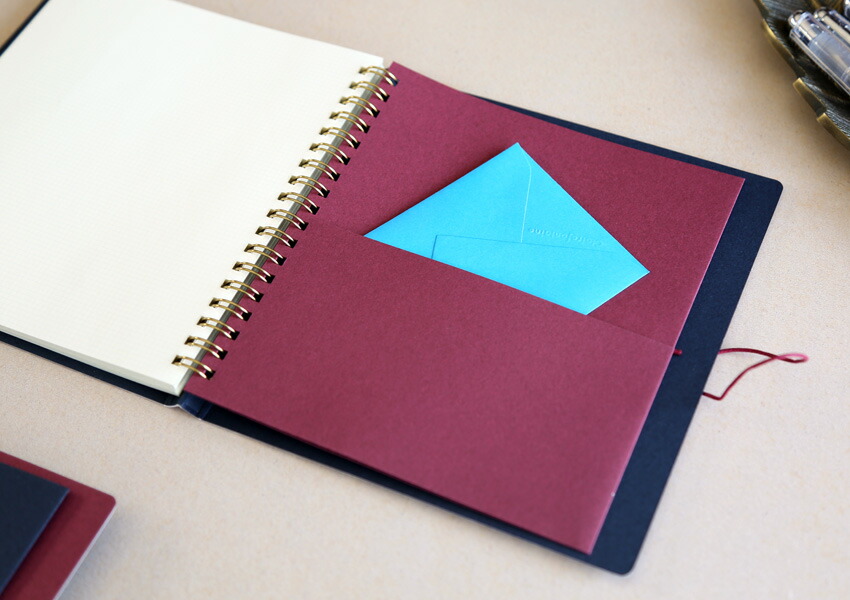 String-tie notebook