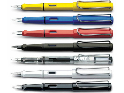 ラミー LAMY / safari サファリ 万年筆 (イエロー ブルー レッド スケルトン ブラック ホワイト シャイニーブラック)