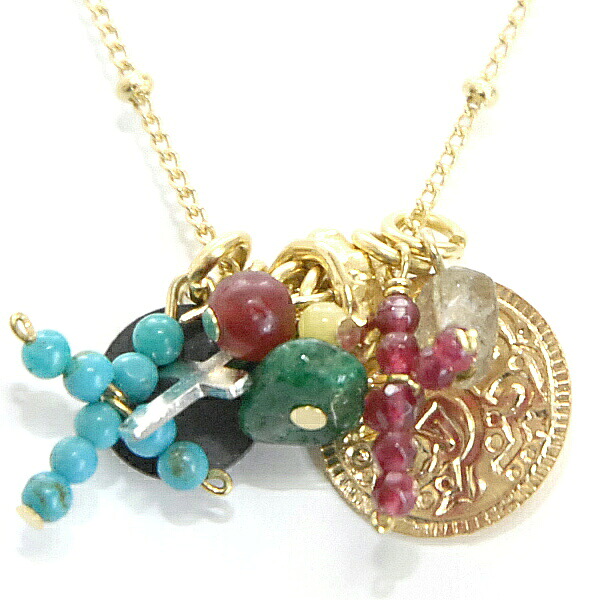 ファイブオクトーバー(5 OCTOBRE)Collier ZITA-Laiton dore or fin真鍮 純金メッキ ネックレス フランス アクセサリー|ステラ