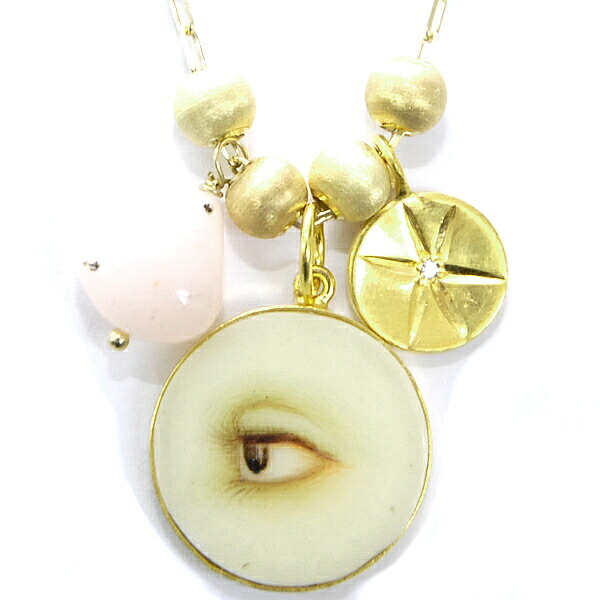 ファイブオクトーバー(5 OCTOBRE)Sautoir BROWN EYE-Diamantダイアモンド ネックレス フランス アクセサリー|ステラ