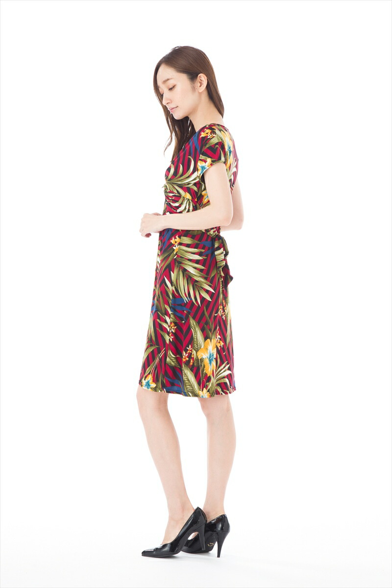 フランス Paris パリ ワンピース インポート T1 大人可愛い 上品 ステラ 膝丈 Stellar ワンピース フィフィーユ Fifilles ワンピース T1 T2 T3サイズ 大人ワンピース ジャージーワンピース レディース 半袖 膝丈 Vネック 大きいサイズ きれいめ ステラ