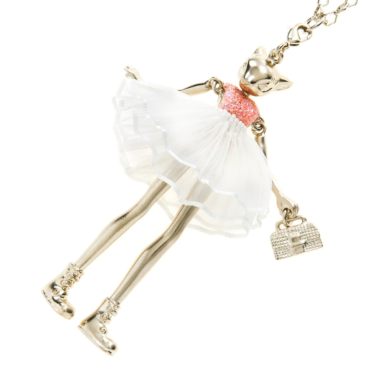 レア　世界生産1/1個　セルバン ギャゾット（Servane Gaxotte） ドールネックレス 足長タイプ PARIS フランス