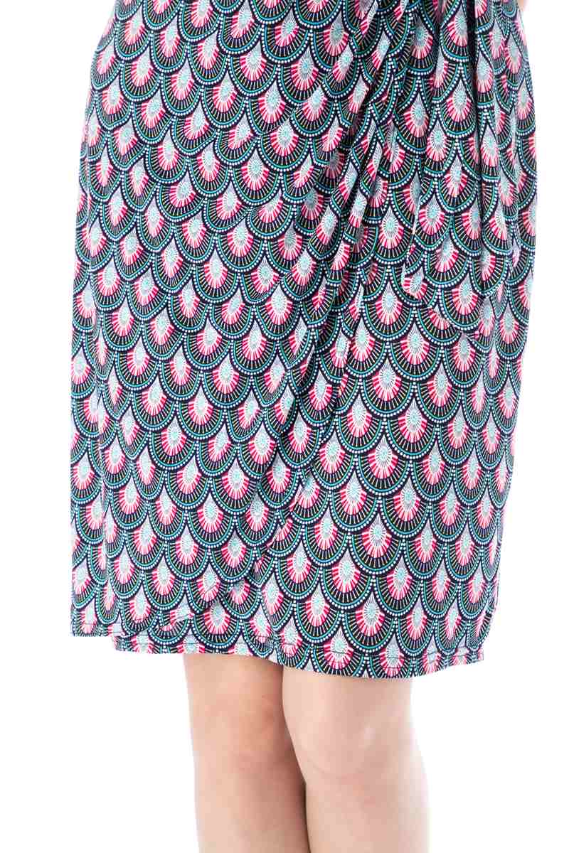 好評 楽天市場 エジェリ Egerie ワンピース T1 T2 T3サイズ 半袖 膝丈ワンピース 総柄 カシュクール ジャージー レディース 大人 ステラ 100 本物保証 Mamparassantander Com