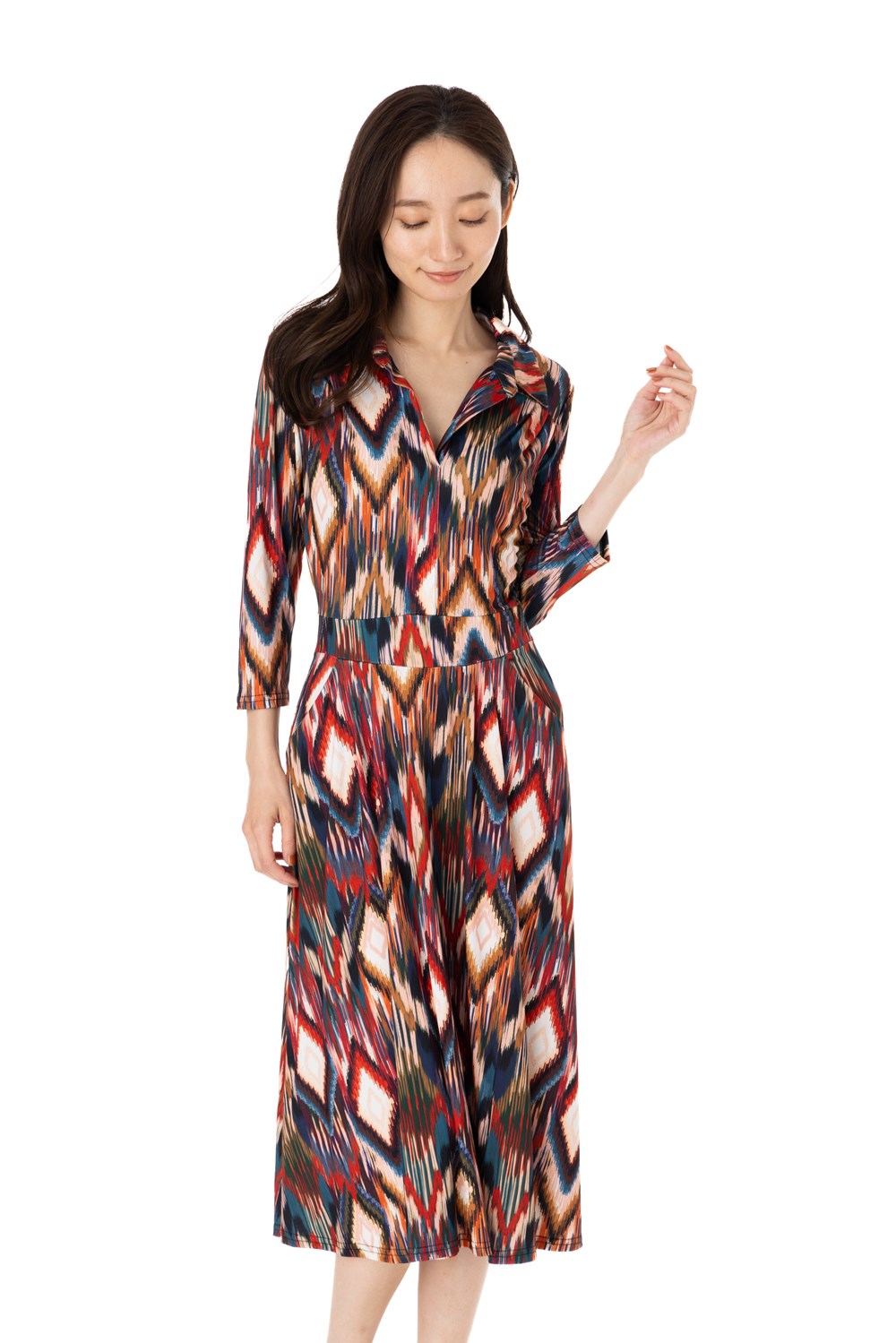 ✳️新品未使用✳️ワンピース　egerie 希少T3サイズ EGERIE エジェリ(EGERIE)ワンピース T1 T2 T3サイズ 半袖 膝丈