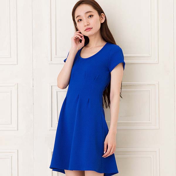 楽天市場 フィフィーユ Fifilles ワンピースフランス Paris インポート 上品 大人可愛い 半袖ワンピース 膝丈 ピケ きれいめ ステラ