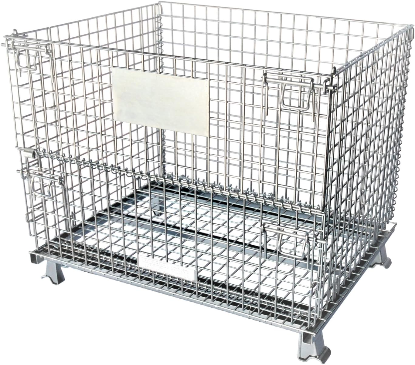 メッシュパレット コンテナ 業務用 保管用 折りたたみ約L80&times;W100&times;H85cm JHB-1080｜洗濯用品のe-steps