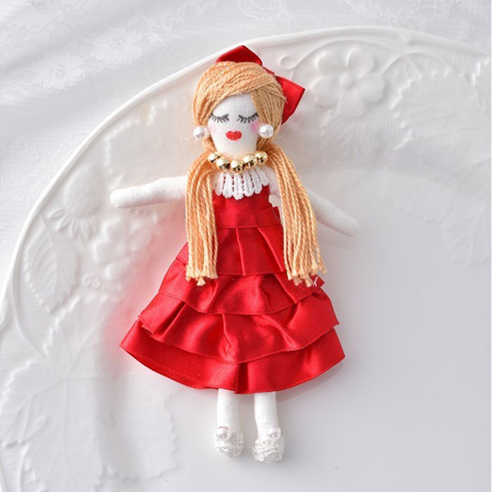 ハンドメイド 赤いドレスの文化人形 楽天市場】BUNKA DOLL 文化人形用 赤いワンピースと小物 手作り