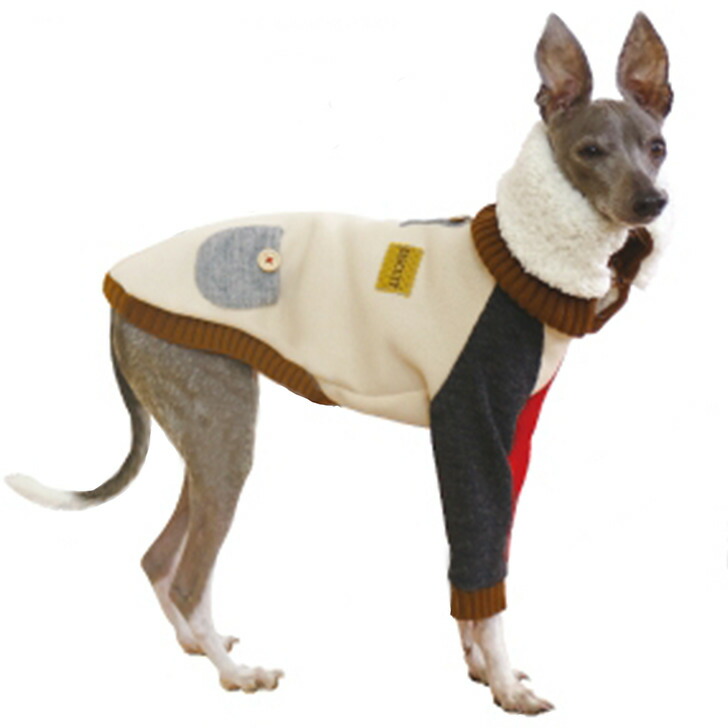 名作 犬服 Ig カラースリーブニット イタグレ 服 ロンt トレーナー イタリアン グレイハウンド ドッグウェア Qdtek Vn