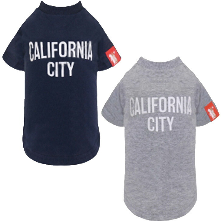 中型犬 大型犬 服 カリフォルニアシティTシャツ Tee 7号 8号 9号 10号 ドッグウェア 綿100％ Tシャツ 犬 服