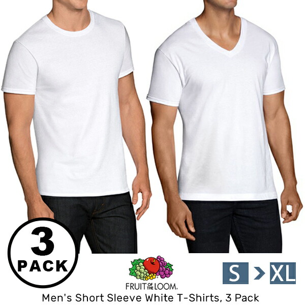 Thepoolaoyama Tシャツ3枚セット 楽天市場】フルーツオブザルーム FRUIT OF THE LOOM 3P V-NECK T