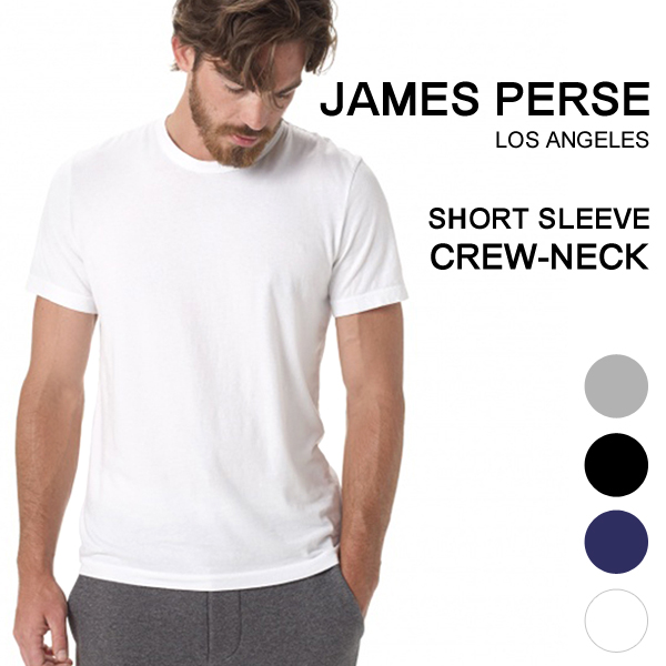 楽天市場 ジェームスパース メンズ Tシャツ 予約4 火 順次発送 半袖 James Perse クルーネックカットソー ブランド Tシャツ 白 シンプル Mlj3311 イータイムス