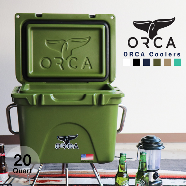 オルカ Quart Orca クーラーボックス アウトドア 保冷ボックス 小型 釣り アウトドアorca 保冷 おしゃれ キャンプ バーベキュー q おしゃれ かっこいい 黒 Coolers Quart 19l イータイムス Orca クーラーボックス quart キャンパー ソロキャンプ 人気 旅行