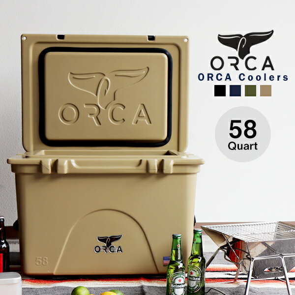 最先端 楽天市場 オルカ クーラーボックス Orca 保冷ボックス 小型 釣り アウトドア 58qt Orca 保冷 キャンプ バーベキュー Bbq おしゃれ かっこいい 黒 Coolers 58 Quart 55l イータイムス Rakuten Secretoftheislands Com