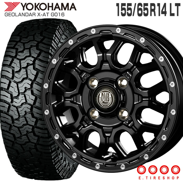 ちゃぺ！YOKOHAMA 155/65R14 タイヤ・ホイールセット 155/65R14 タイヤ
