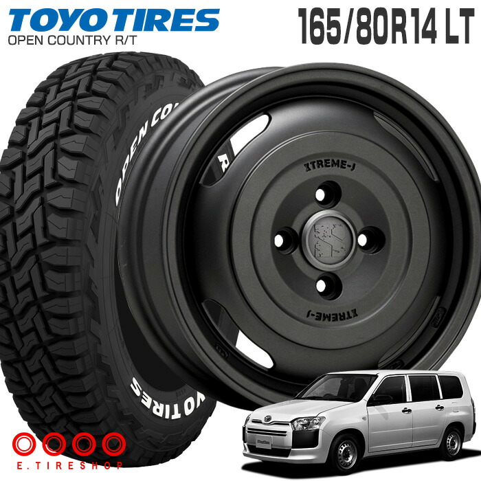 オープンカントリー R/T 23年製 165/80R14プロボックス OPEN COUNTRY TOYO オープンカントリー AT3 165/80R14 ホワイト