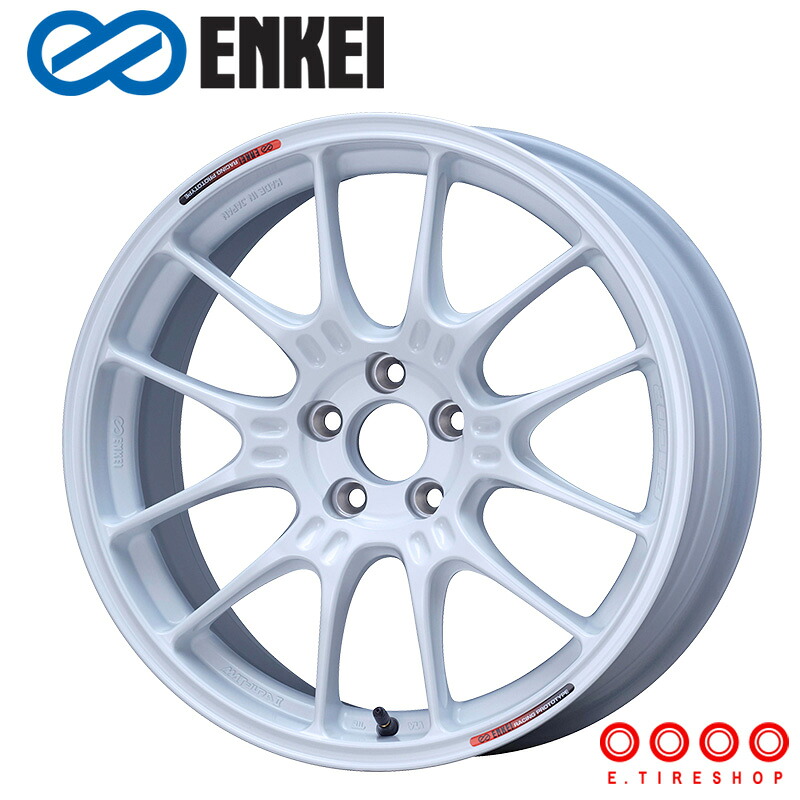 GR86 / BRZ Cup専用 ENKEI GTC02 17×7.5J PCD100 5H INSET+44 ボア径φ56 ホワイト (W) 17インチ ホイール単品 1本 エンケイ ENKEI レーシング Racing