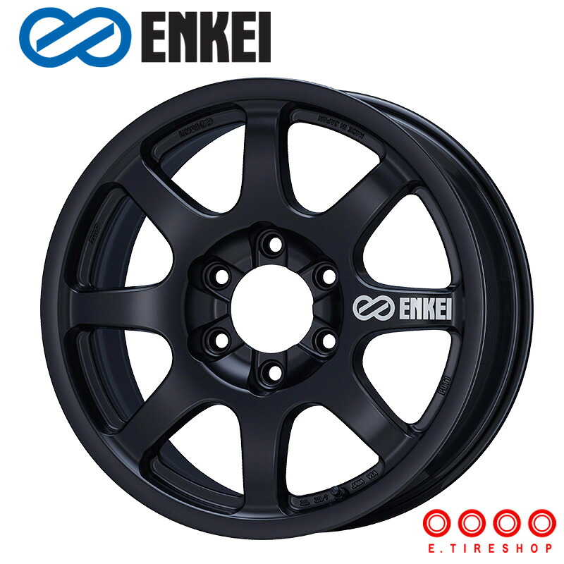 ENKEI PDT1 18×8.5J PCD139.7 6H INSET+52 ボア径φ100.1 マットブラック (MBK) 18インチ ホイール単品 1本 エンケイ オールロード ALLROAD|Eタイヤショップ