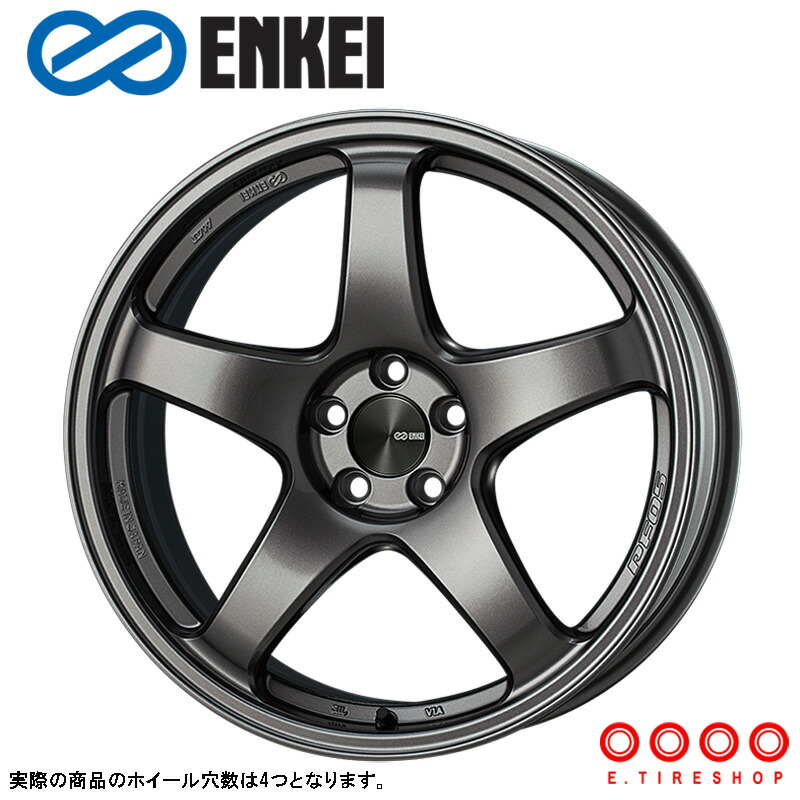 ENKEI PF05 16×7.0J PCD100 4H INSET+45 ボア径φ67 ダークシルバー (DS) 16インチ ホイール単品 1本 エンケイ ENKEI パフォーマンスライン PerformanceLine