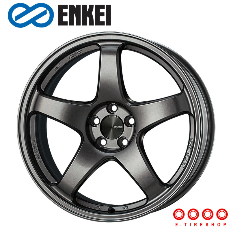 ENKEI PF05 16×7.0J PCD100 5H INSET+48 ボア径φ67 ダークシルバー (DS) 16インチ ホイール単品 1本 エンケイ ENKEI パフォーマンスライン PerformanceLine