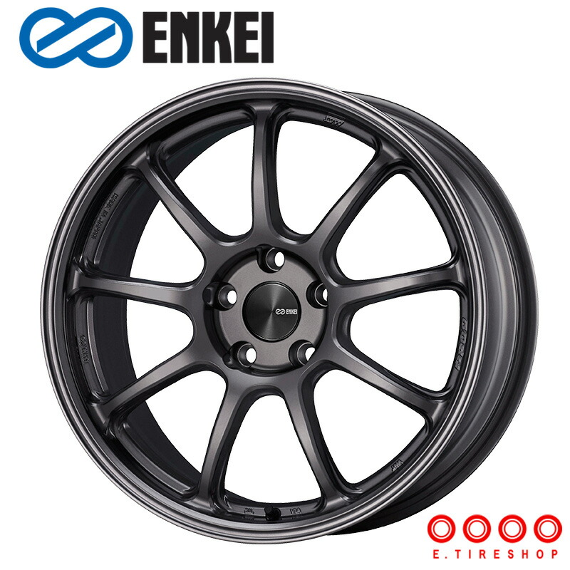 ENKEI PF09 17×9.0J PCD114.3 5H INSET+45 ボア径φ75 ダークシルバー (DS) 17インチ ホイール単品 1本 エンケイ ENKEI パフォーマンスライン PerformanceLine|Eタイヤショップ