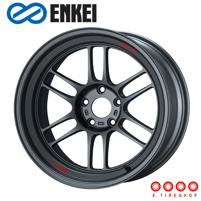 ENKEI RPF1RS 18&times;10.5J PCD114.3 5H INSET+10 マットダークガンメタリック (MDG) 18インチ ホイール単品 1本 エンケイ ENKEI レーシング｜Ｅタイヤショップ