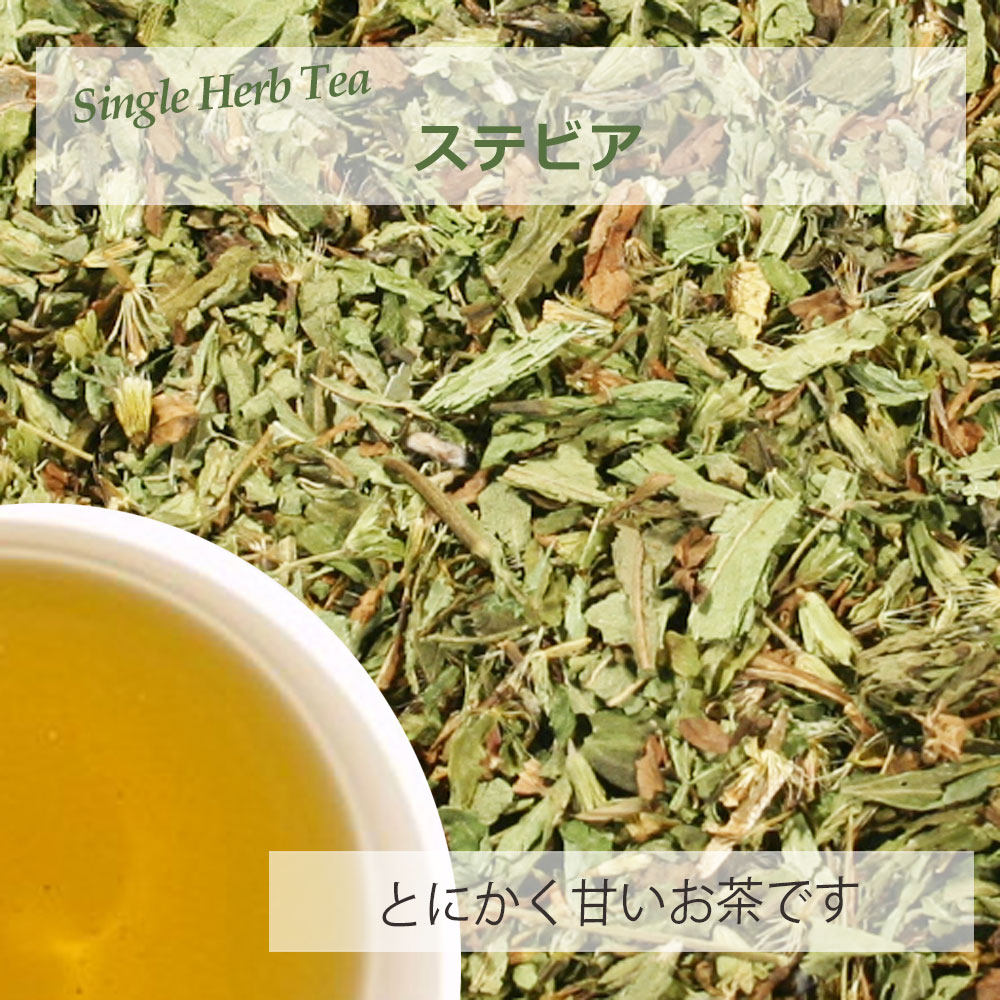 ステビア・リーフ(葉部) ２０ｇ～ シングルハーブティー 【お試し 無添加 無香料】｜ハーブティー専門店 e-ティザーヌ