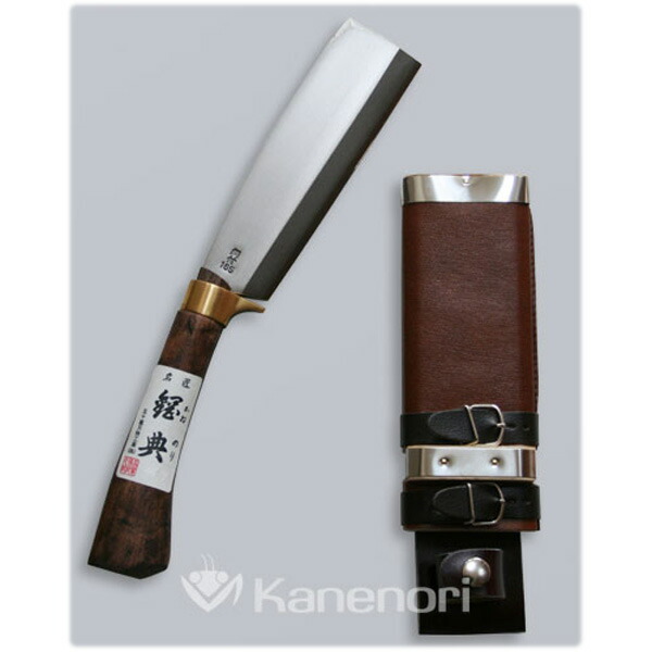 中古】 若獅子 サヤ入鉈 180mm